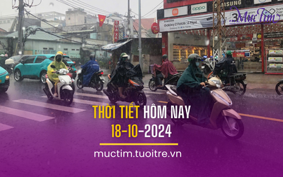 Thời tiết hôm nay 18-10: Nam Bộ mưa to