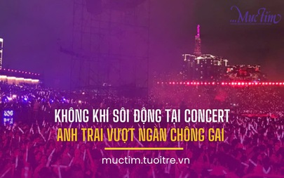 Không khí tại concert Anh trai vượt ngàn chông gai