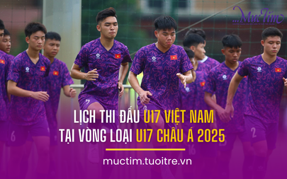 Lịch thi đấu U17 Việt Nam tại vòng loại U17 châu Á 2025 