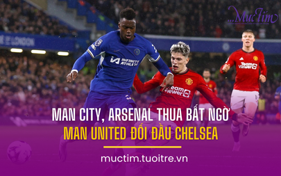 Man City và Arsenal thua bất ngờ, Man United đối đầu Chelsea