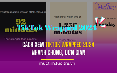 Cách xem TikTok Wrapped 2024 nhanh chóng, đơn giản