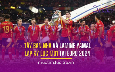 Tây Ban Nha và Lamine Yamal lập kỉ lục mới tại Euro 2024