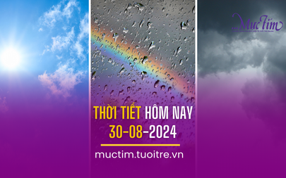 Thời tiết hôm nay 30-8-2024: Tây Nguyễn và Nam Bộ đề phòng mưa đá