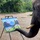 Chú voi vẽ tranh non nước siêu đẹp