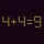 Thử tài IQ: Di chuyển hai que diêm để 4+4=9 thành phép tính đúng