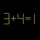 Thử tài IQ: Di chuyển một que diêm để 3+4=1 thành phép tính đúng