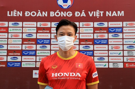 Quế Ngọc Hải: “Mục tiêu của đội tuyển Việt Nam là có điểm trước Nhật Bản, Saudi Arabia”