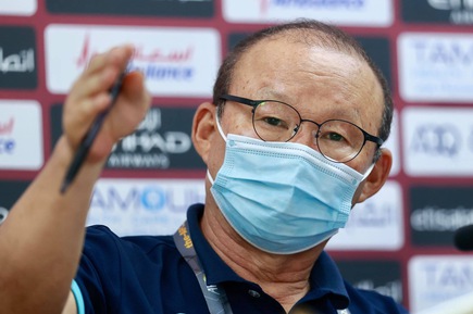 HLV Park Hang Seo: 'Tôi không muốn cầu thủ nghĩ về kết quả hòa để đầu bảng'