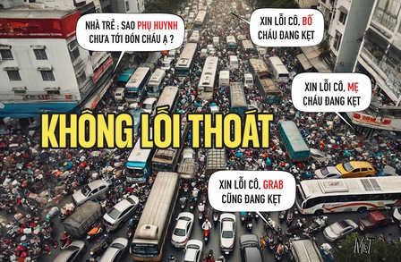 Kẹt xe không lối thoát: Cảnh này thật quen thuộc!