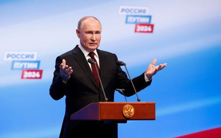 Tổng thống Putin tuyên thệ nhậm chức nhiệm kỳ 5