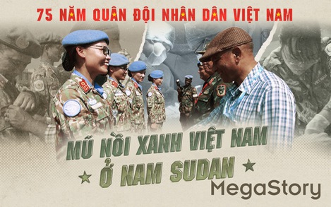 Mũ nồi xanh Việt Nam gìn giữ hòa bình ở Nam Sudan