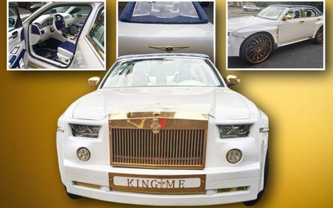 Phục chế xe cũ theo phong cách RollsRoyce Phantom Iron Man