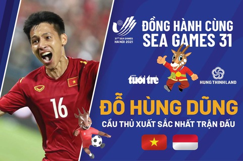 Video: Đỗ Hùng Dũng được bình chọn cầu thủ xuất sắc nhất trận U23 Việt Nam - U23 Indonesia