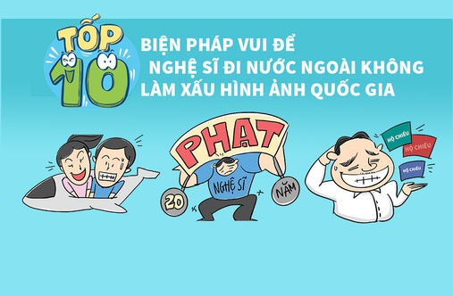 10 biện pháp vui để nghệ sĩ đi nước ngoài không làm xấu hình ảnh quốc gia