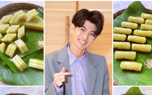 'Nhà thiết kế công chúa' Nguyễn Minh Công trổ tài làm bánh Nam bộ