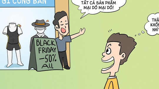 Black Friday: Shop sale sập sàn, khách hàng sấp mặt