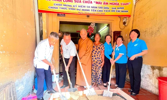 Hỗ trợ 50 triệu đồng sửa chữa nhà cho hộ gia đình có hoàn cảnh khó khăn