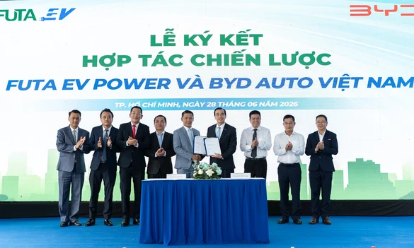 BYD AUTO VIỆT NAM và FUTA EV POWER ký thỏa thuận hợp tác chiến lược thúc đẩy phát triển hệ sinh thái giao thông xanh