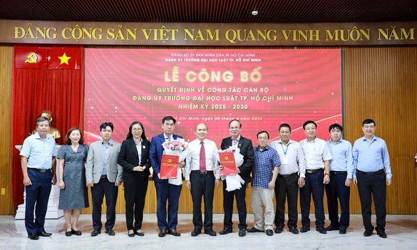 Trường Đại học Luật TP.HCM: TS. Lê Trường Sơn giữ chức Bí thư Đảng ủy nhiệm kỳ 2025-2030