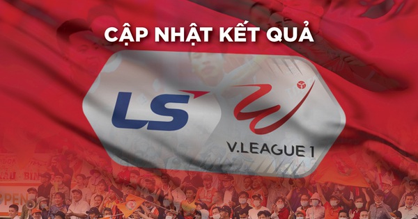 Cập nhật kết quả V-League: Hà Nội – Sài Gòn 1-1, TP.HCM – Hải Phòng 1-0, Đà Nẵng – Viettel 1-1