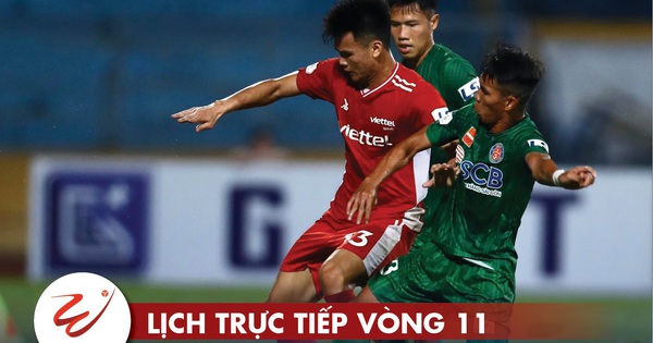 Lịch trực tiếp vòng 11 V-League 2021: Tâm điểm CLB TP.HCM – Viettel
