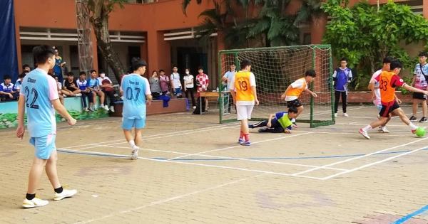 Teen THPT Trần Hưng Đạo (Gò Vấp) cùng trổ tài trong ngày hội thao