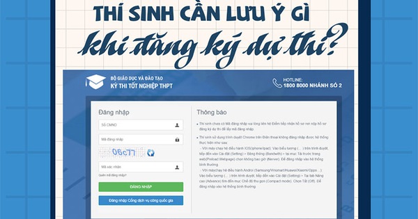 Đăng ký dự thi tốt nghiệp THPT năm 2022 Thí sinh cần lưu ý gì