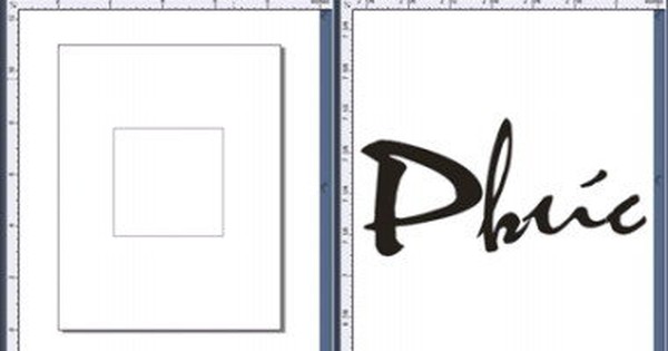 Tạo câu đối bằng CorelDRAW