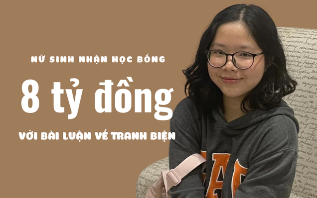 Nữ sinh THPT chuyên Lê Hồng Phong giành học bổng 8 tỷ nhờ bài luận kết hợp tranh biện và khoa học