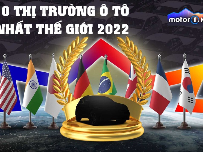 Thị trường ô tô lớn nhất thế giới 2022