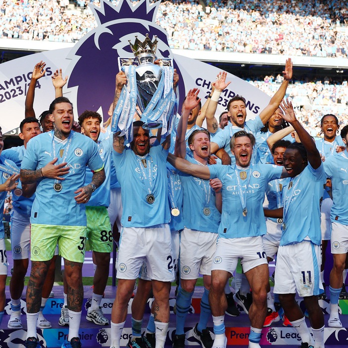 Man City đăng quang vô địch Premier League 2023-2024 - Tuổi Trẻ Online