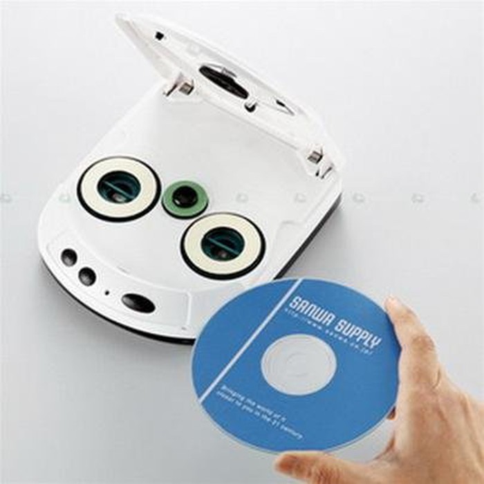 Máy vệ sinh đĩa CD/DVD giúp làm sạch bề mặt đĩa và cải thiện khả năng đọc