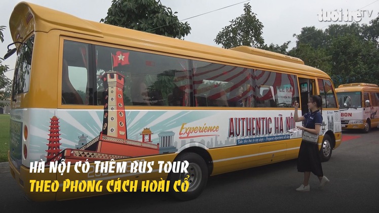 Hà Nội có thêm bus tour theo phong cách hoài cổ