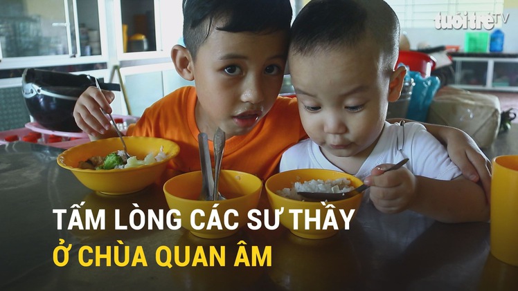 Tấm lòng các sư thầy ở chùa Quan Âm