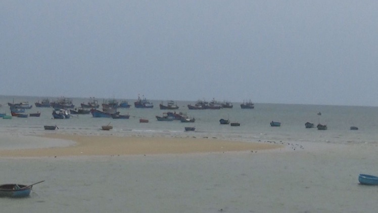 Chìm tàu cá tại Ninh Thuận, chủ tàu mất tích, một thuyền viên nguy kịch