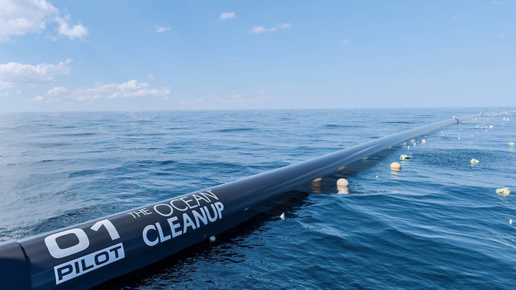 Hệ thống đường ống khổng lồ giúp thu gom rác thải ở đại dương