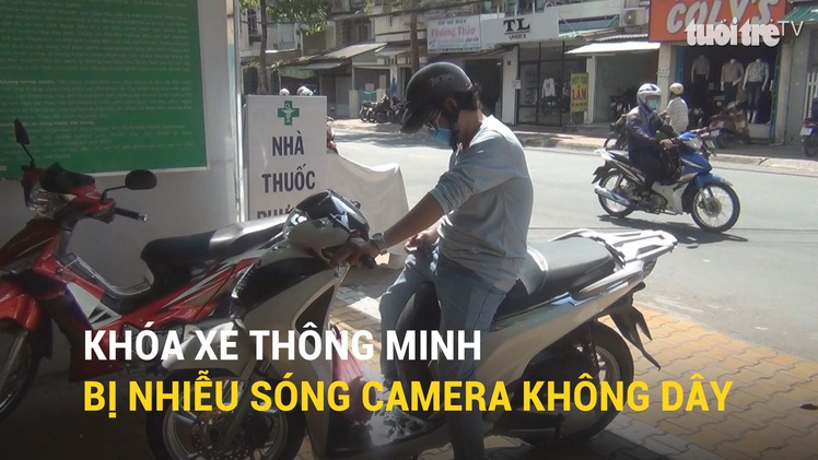 Khóa xe thông minh bị nhiễu sóng camera không dây