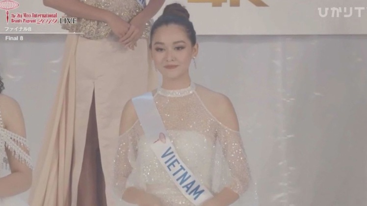 Nguyễn Tường San ghi tên mình vào Top 8 Miss International 2019