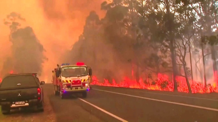 Thảm hóa cháy rừng ở Úc đe dọa hàng triệu người