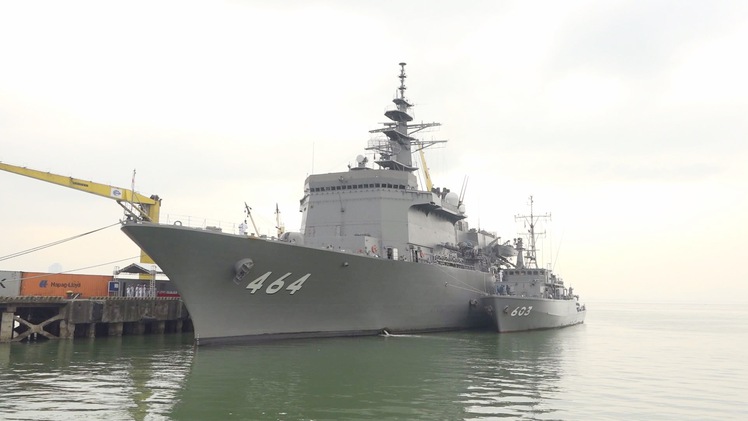 Hai tàu quét mìn Nhật Bản thăm thành phố Đà Nẵng