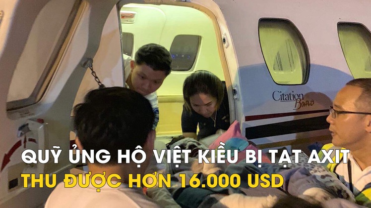 Quỹ ủng hộ Việt kiều bị tạt axit thu được hơn 16.000 USD