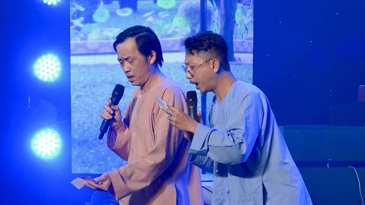 Hoài Linh, Hứa Minh Đạt khiến khán giả cười thích thú trong hài kịch Tấm vé số độc đắc