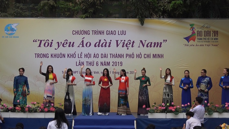 Truyền cảm hứng và tình yêu áo dài đến học sinh phổ thông