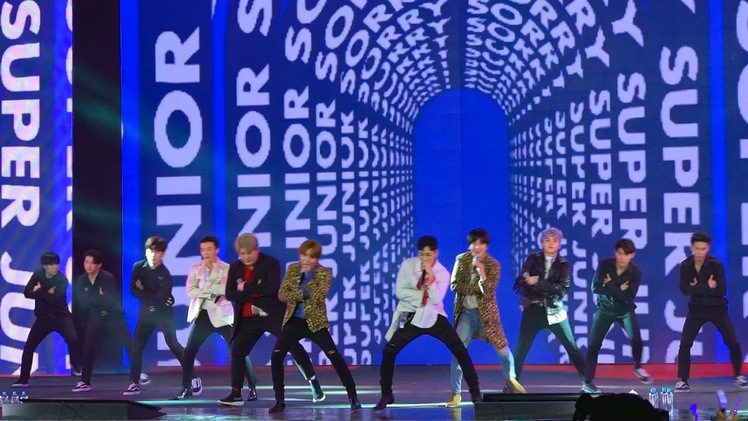 Super Junior đem siêu hit Sorry Sorry đến V Heartbeat