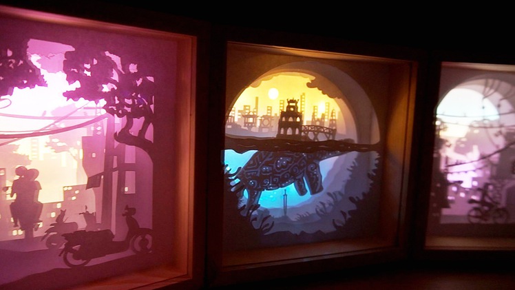 Đèn giấy 3D Kirigami: Nghệ thuật từ giấy và ánh sáng