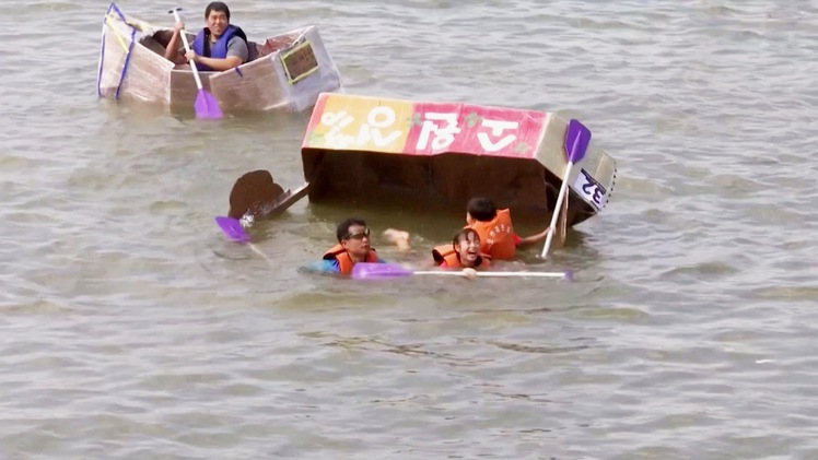 Cuộc đua thuyền giấy ở Hàn Quốc
