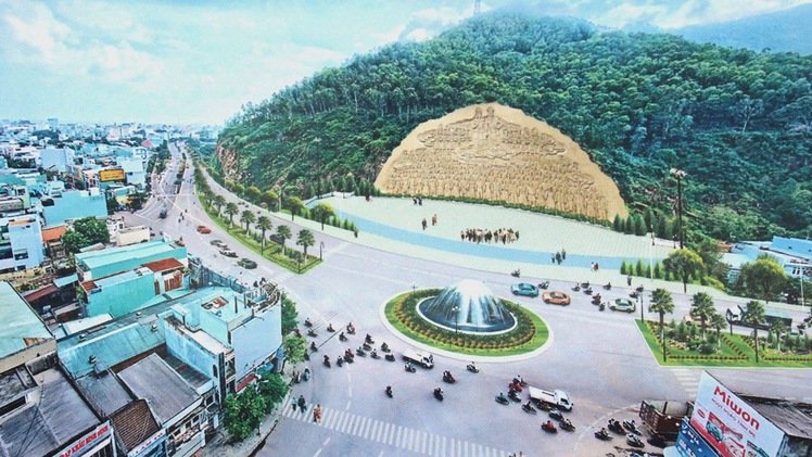 Dừng dự án xé núi tạc phù điêu Lạc Long Quân - Âu Cơ trị giá 86 tỉ tại Bình Định