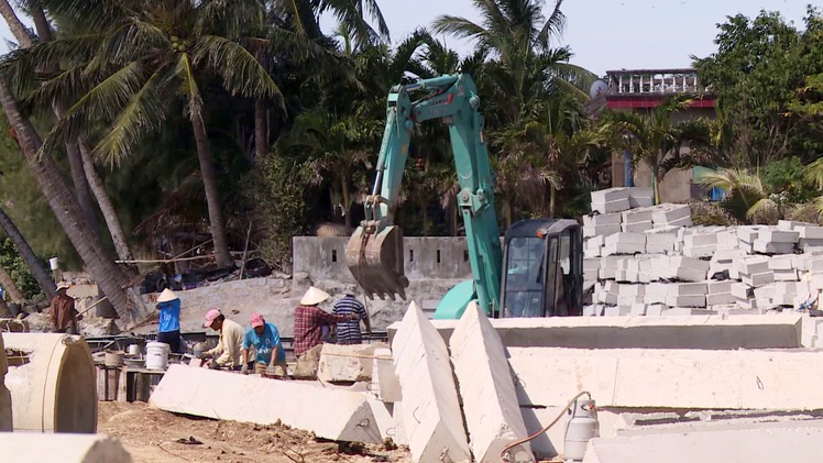 Kè biển bảo vệ làng triều cường An Chấn, Phú Yên