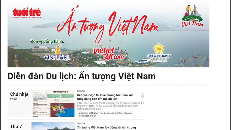 Sơ  kết diễn đàn du lịch ấn tượng Việt Nam
