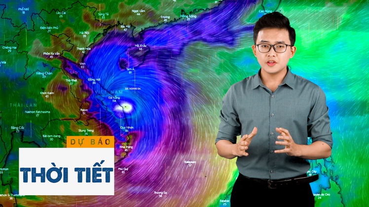 Bản tin dự báo thời tiết 27-10: Cuồng phong số 9 đổ bộ vào Việt Nam với tốc độ kinh hoàng
